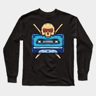 Skull bite mixtape Long Sleeve T-Shirt